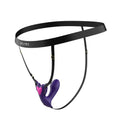 Love heart panty wearable toy with dual vibration for clitoral stimulation