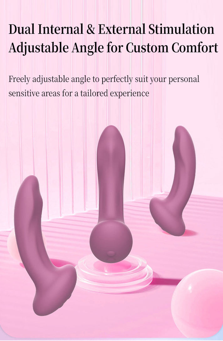Realistic Silicone Vibrator with Suction Cup Base, Soft Skin-like Texture, Manual Control — view 5