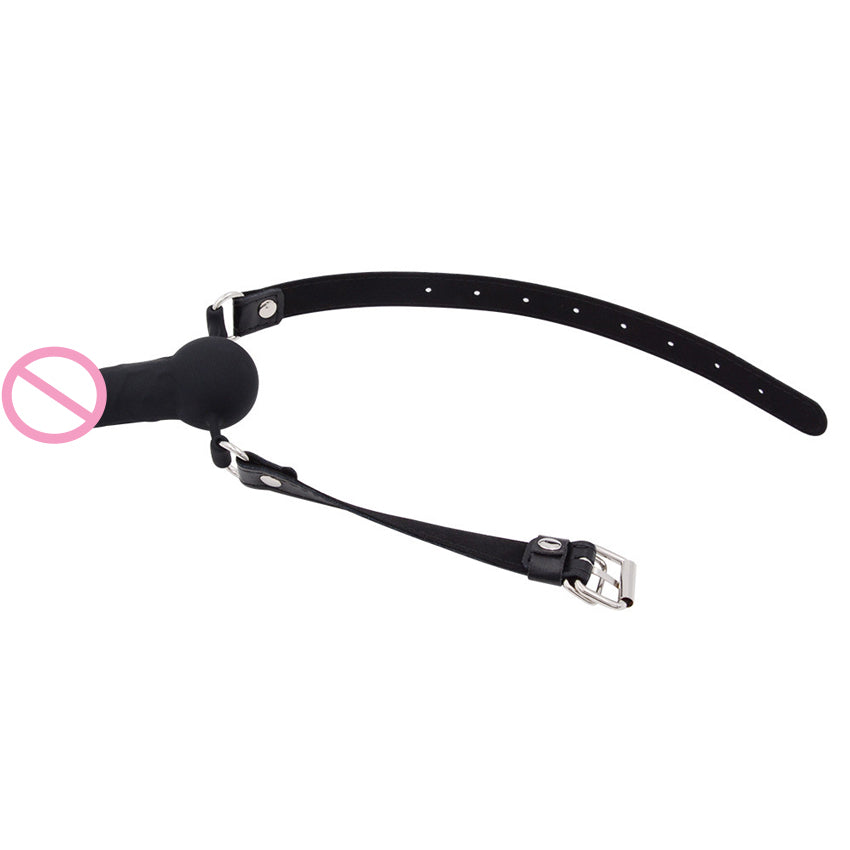 Leather Mouth Gag for Consensual Role Play