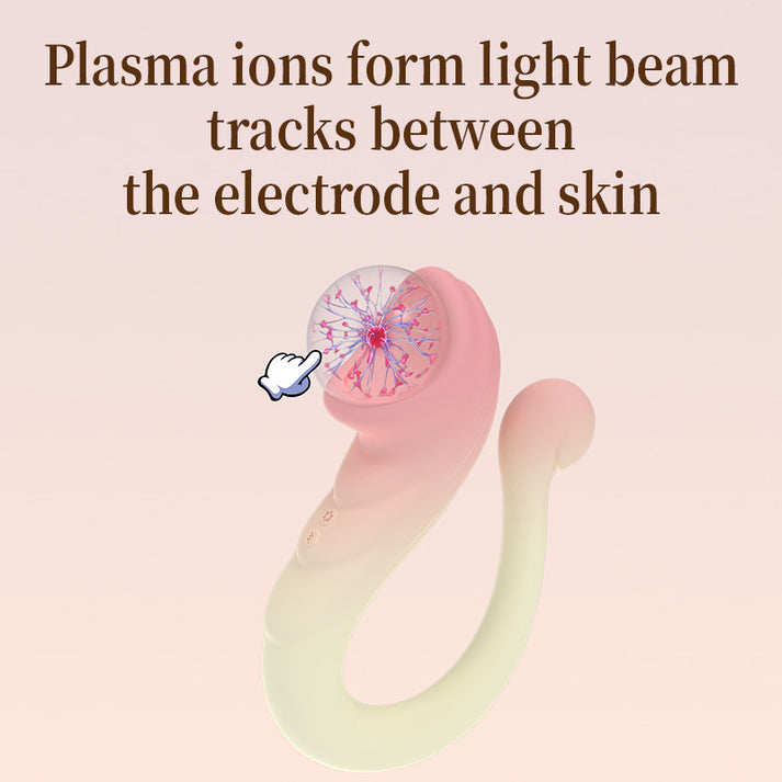 Powerful Vibration Arc Silicone Ball, Double-headed Design with Heating Function, Unique Shape for Pleasure — view 4