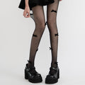 Pure Desire Velvet Bow Stockings Lolita Pearl Bow Tights Girl Style Stockings Ultra Thin — view 5