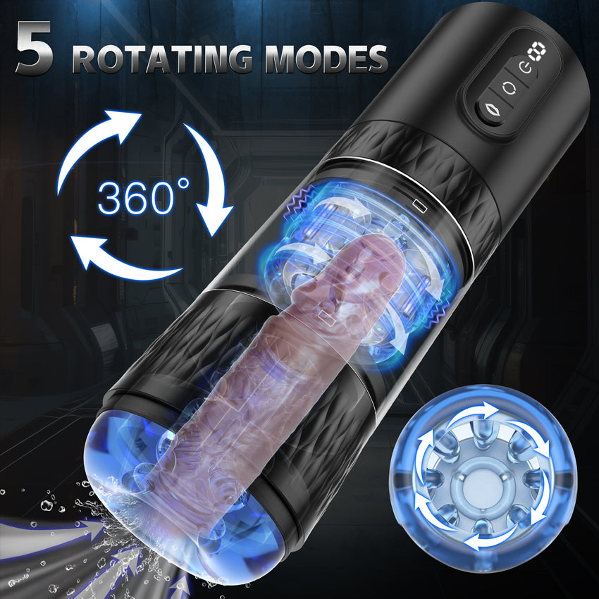 Automatic Telescoping & Rotating Masturbator