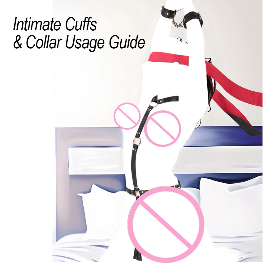PU Leather Bondage Set – Wrist & Waist Cuff Combo