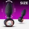 Ring Twist Anal Plug Vibrators - alternate view