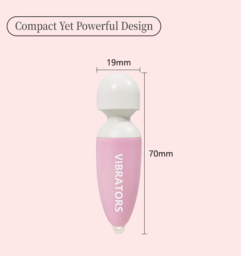 Mini AV Massage Vibrator - Pink - alternate view