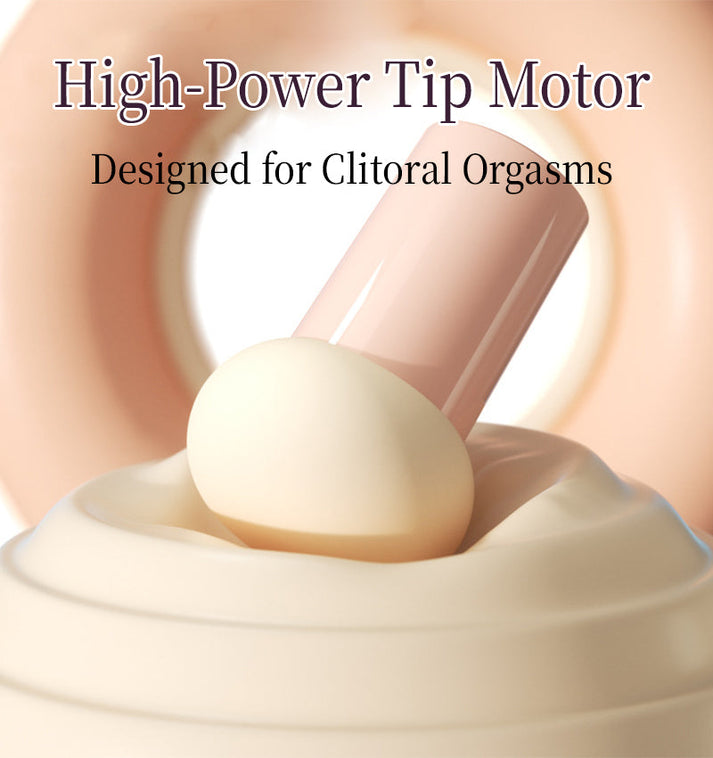 Mini Puff-shaped Vibrator — view 2