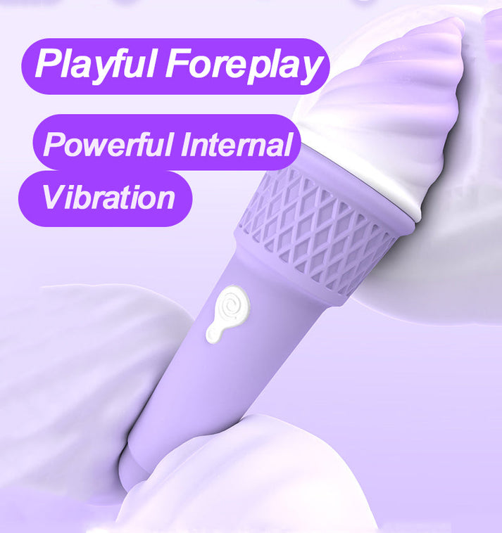 Ice Cream Cone Vibrator for Women – Adult Intimate Toy — view 5