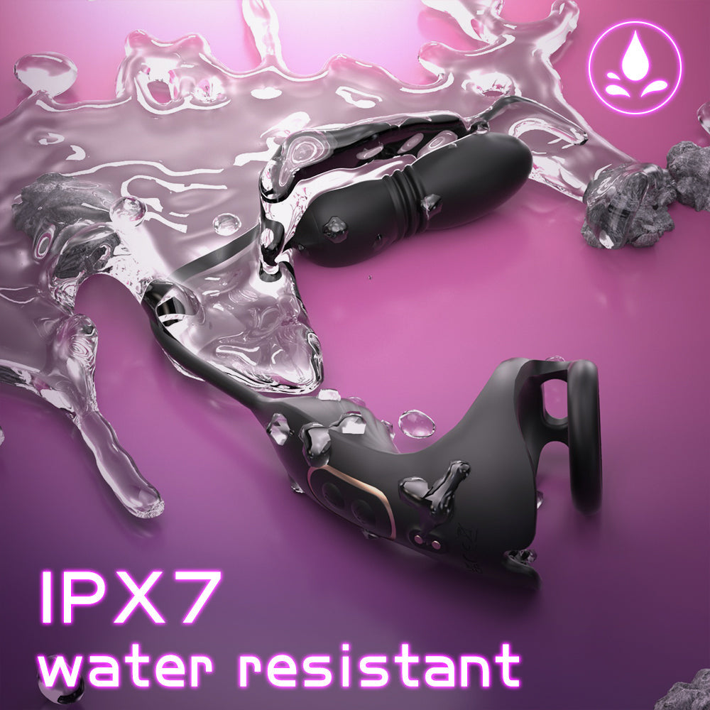 The Double - Ring Essence Locking Ring Vibration Remote - alternate gallery view