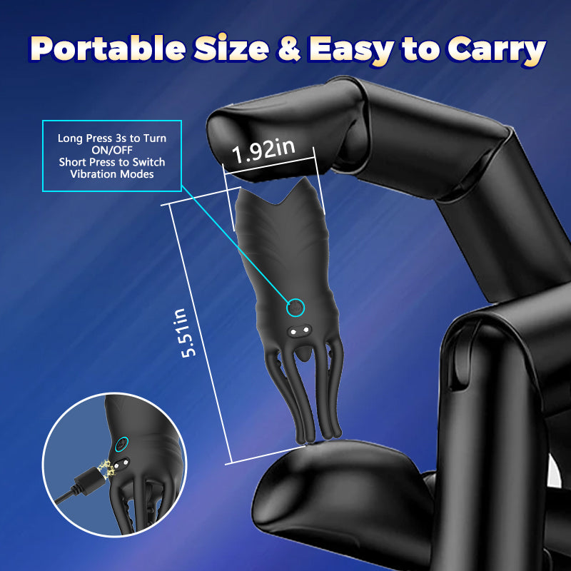 Octopus Vibrator 's Glans Penis Training Device - additional view