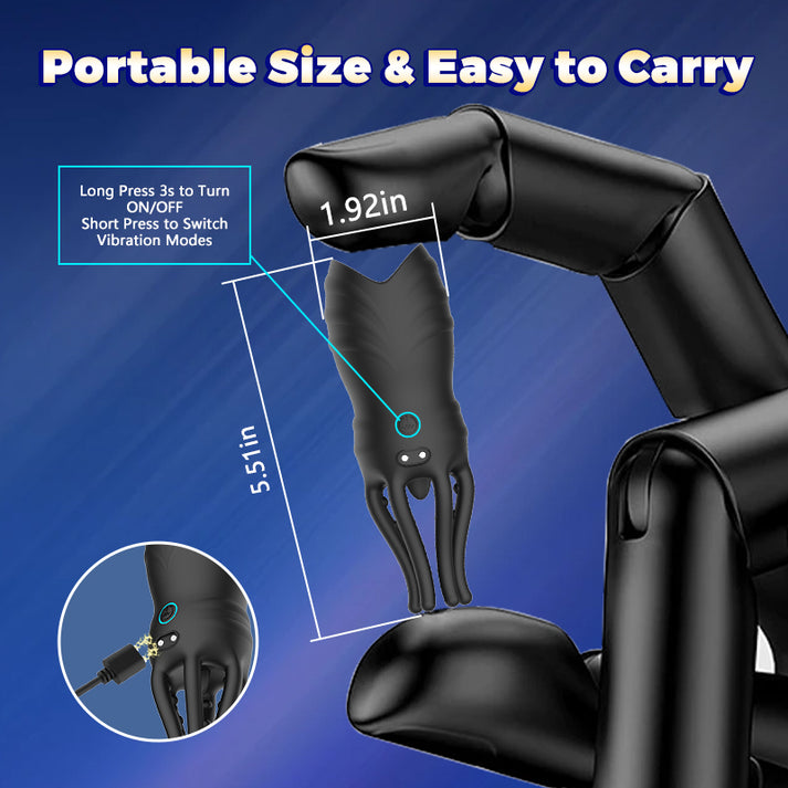 Octopus Vibrator 's Glans Penis Training Device - additional view
