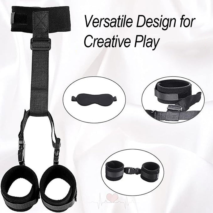 Adjustable Leather Restraint Cuffs — view 3
