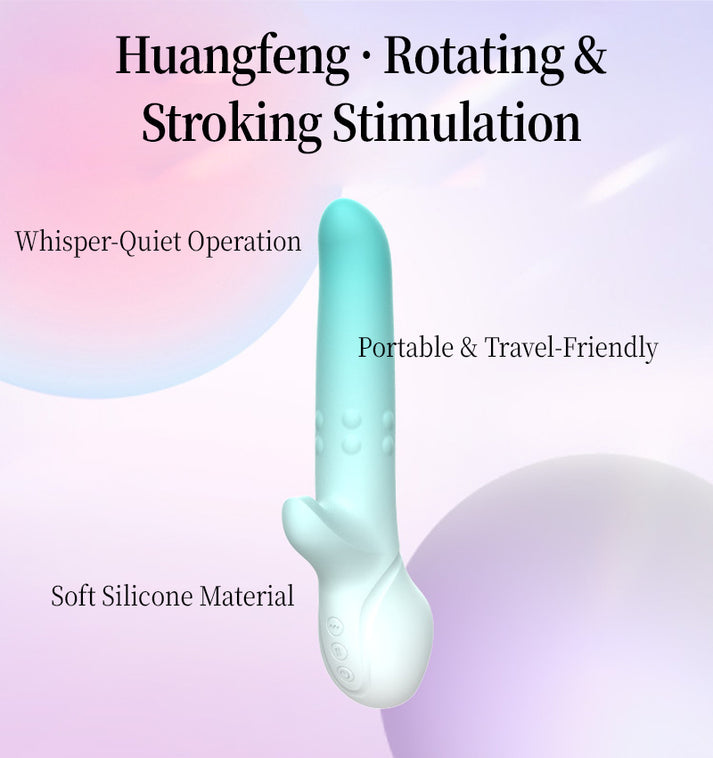 Huanchao Rotating Beads Vibrator, Electric Automatic Telescoping & Thrusting Massage Toy — view 5