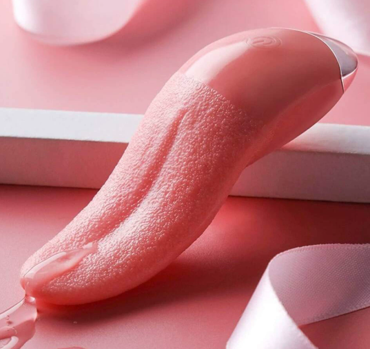 Tongue shaped vibrator — view 2