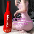 beer bottle-shaped airplane cup masturbator — view 2
