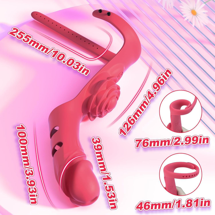 Women's Rose Finger Cots, Electric Wearable Simulation of - additional view
