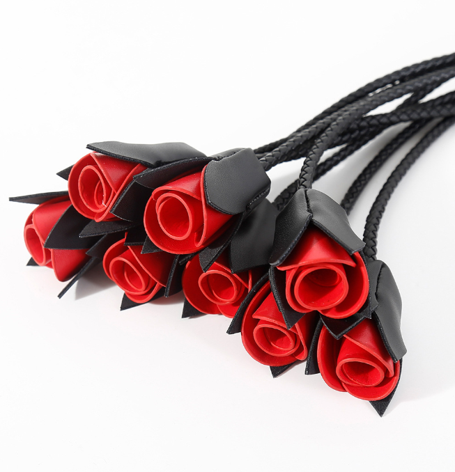SM Rose Shaped Leather Whips — view 2