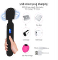 Wireless Personal Powerful Silicone Wand Massager - gallery image