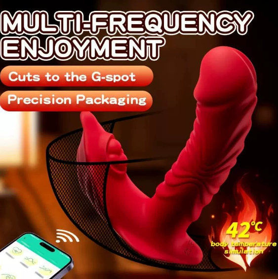 Rose Wearable APP enables remote control telescopic vibrator — view 2