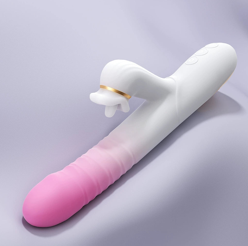 Rotating Beaded Thrusting Tongue Vibrator