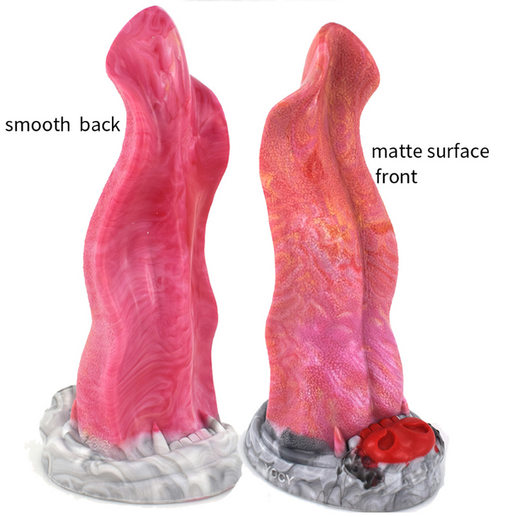 Colorful Wolf Tongue Dildos Anal Toys - detail image