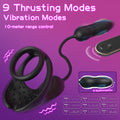 The Double - Ring Essence Locking Ring Vibration Remote - extra detail view