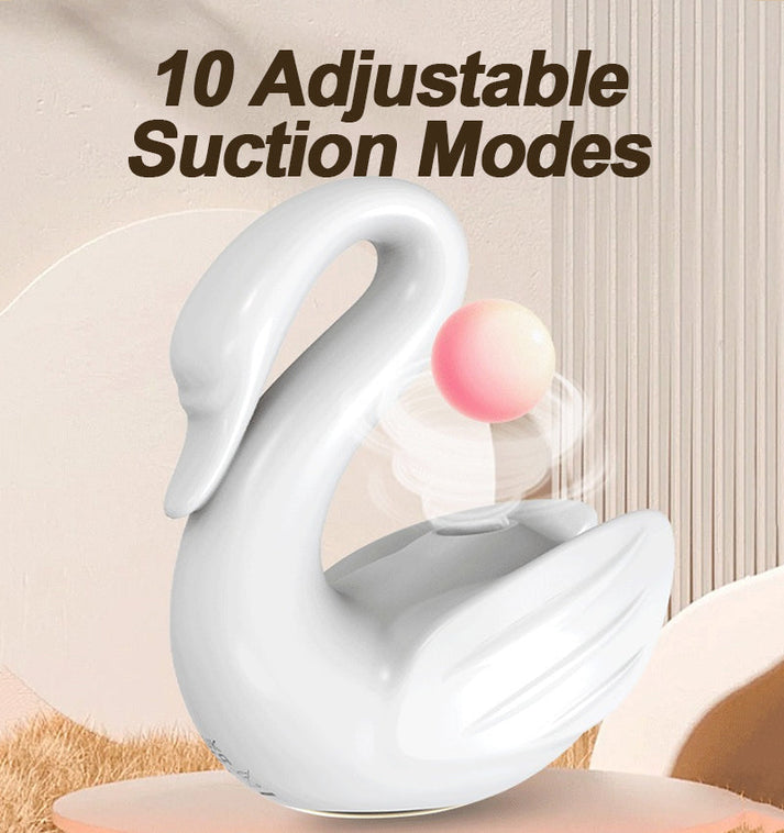 Swan Shaped Suction & Vibration Wand Massager for Women — view 7
