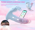 APP Dual Vibration Telescopic Rabbit Invisible Wearable Vibrator Egg Massage Vibrating Stick — view 6