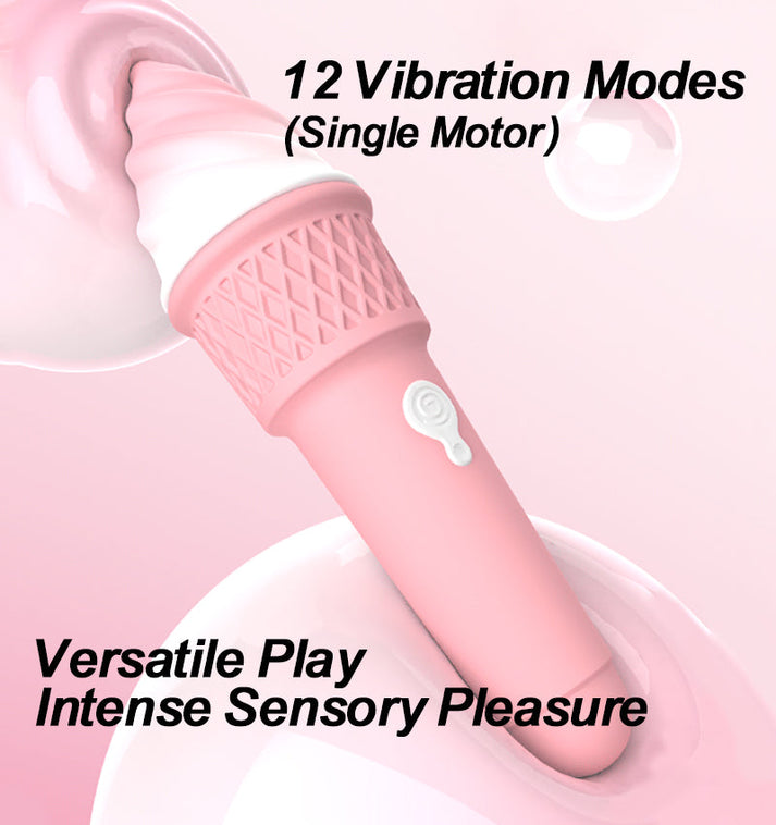 Ice Cream Cone Vibrator for Women – Adult Intimate Toy — view 6