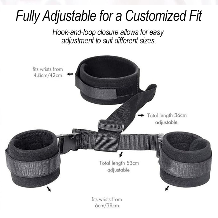 Adjustable Leather Restraint Cuffs — view 5