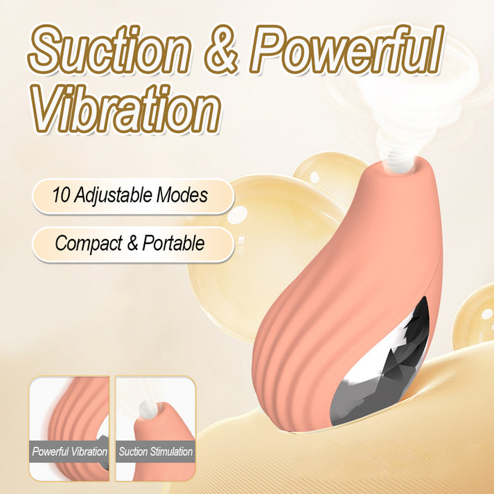 CHISA Vibrator with Suction & 10 Vibration Modes — view 6