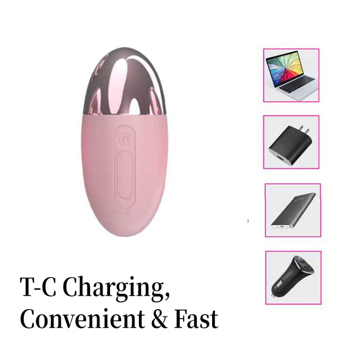 Pebble Teaser Egg, USB Direct-Charge Suction Vibrating Egg, Waterproof Female Vibrator & Nipple Massager — view 7
