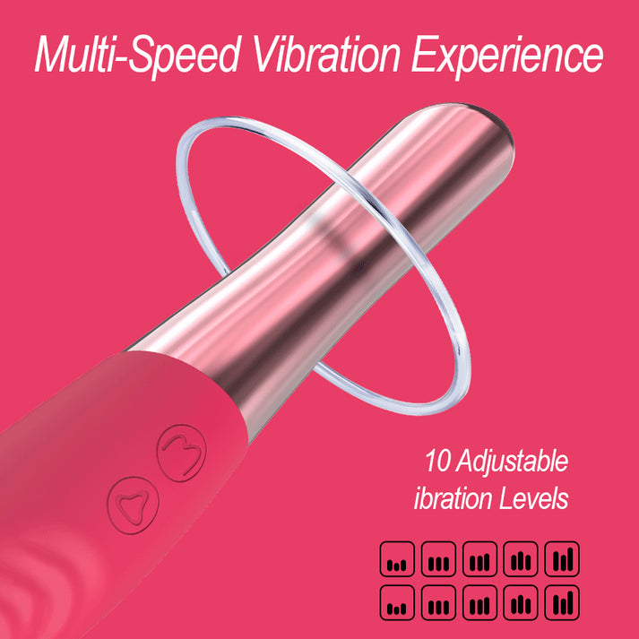 Discreet 5-tap 10-vibe women’s intimate vibrator — view 4