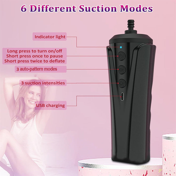 Electric Suction Massager with ABS+PP Construction, 6 Suction Modes — view 5