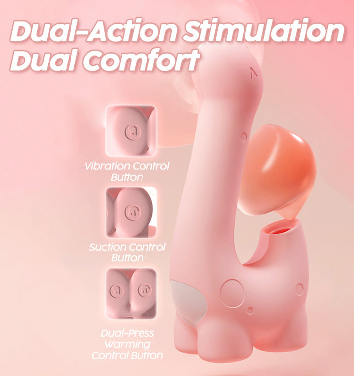 Dinosaur-Inspired Dual-Action Suction Vibrator — view 6