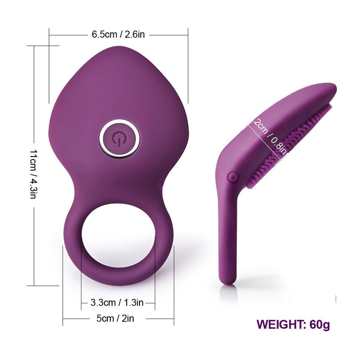 Men Single Cock RingsVibrator Generation 2,Black — view 2