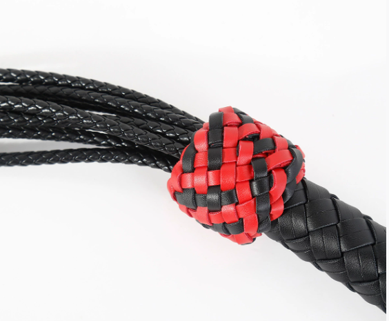 SM Rose Shaped Leather Whips - alternate view