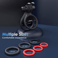 7 Different Sizes Soft Silicone Penis Ring with Vibration - alternate gallery view