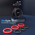 7 Different Sizes Soft Silicone Penis Ring with Vibration - additional product image