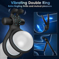 7 Different Sizes Soft Silicone Penis Ring with Vibration - alternate view
