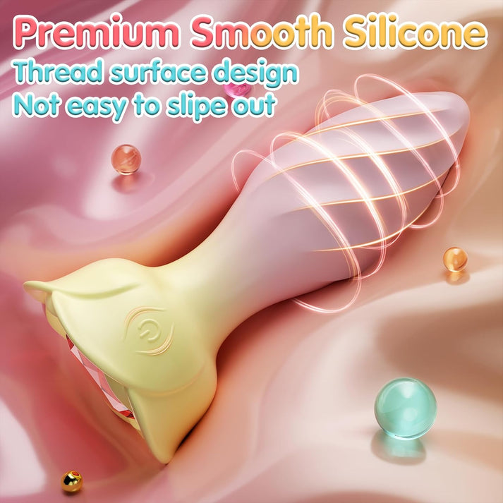 APP & Remote Control Vibrating Anal Plug | 10 Modes | - alternate view