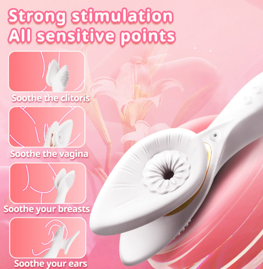 Vacuum sucking vibrator — view 2