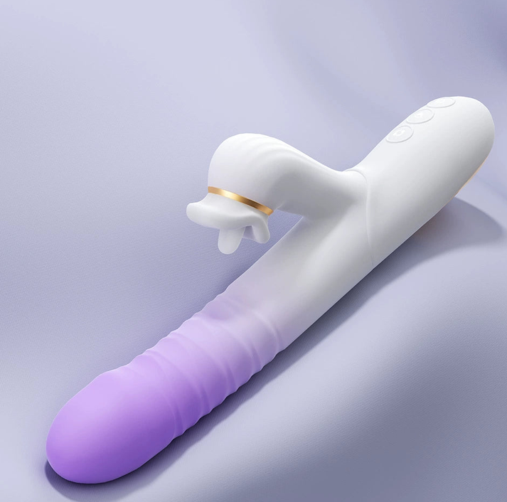 Rotating Beaded Thrusting Tongue Vibrator — view 2
