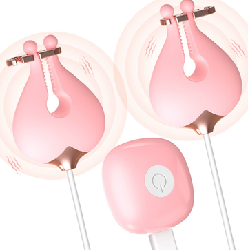 New Breast Massage Female Charging Vibrating Nipple Clip - product image