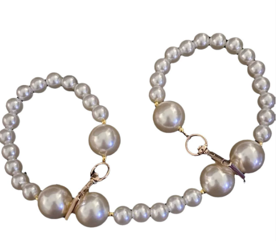Pearl bondage handcuffs
