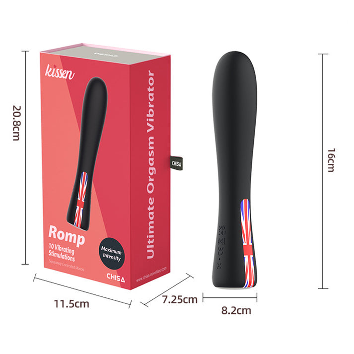 KISSEN Mini Silicone Vibrator with Stimulation Modes — view 4