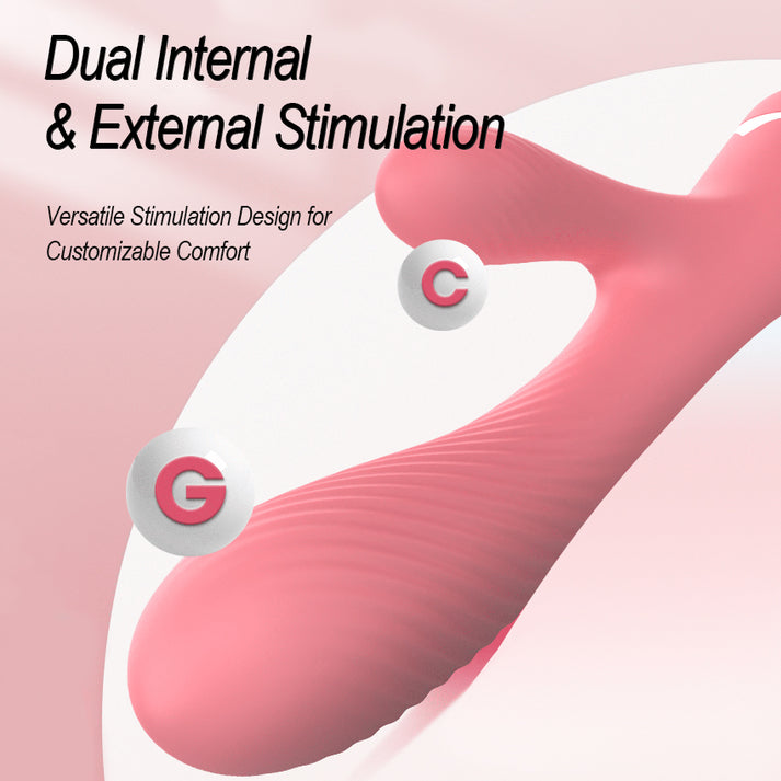 9-Speed Waterproof Silicone Vibrator for Personal Wellness — view 2