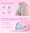 APP Dual Vibration Telescopic Rabbit Invisible Wearable Vibrator Egg Massage Vibrating Stick — view 5