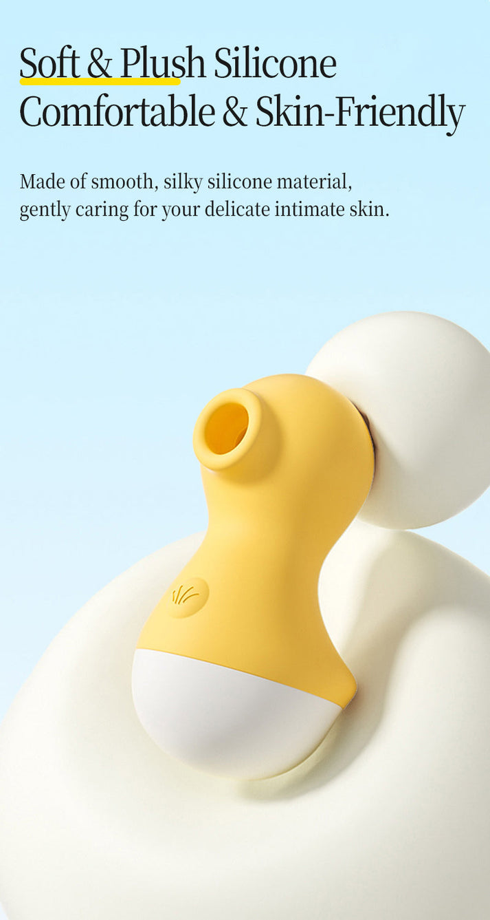 Mmeng Cute Duck Suction Vibrator, Mini Intimate Massager for Female Pleasure — view 9