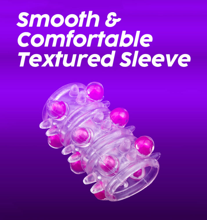 Beaded Textured Sleeve with Comfort Ring — view 7