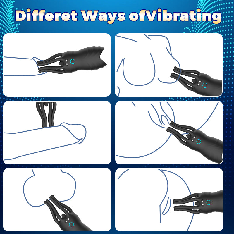 Octopus Vibrator 's Glans Penis Training Device - product detail image